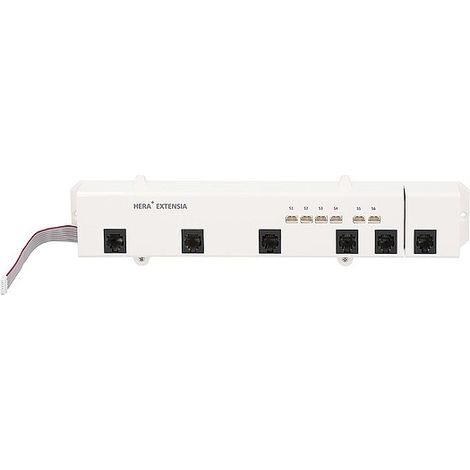 Blossom-IC Funk-Fußbodenheizungsleiste, Hera+ Extensia PRO, 6-Port Erweiterungmodul