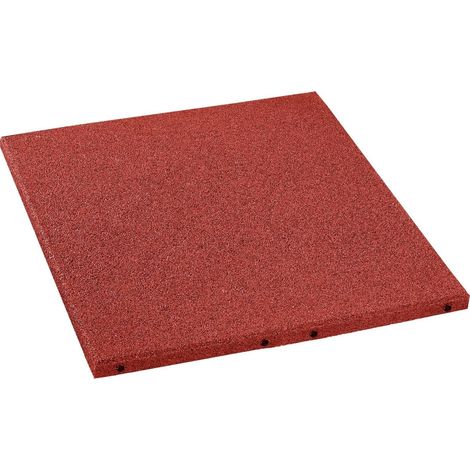 Hamann Mercatus Fallschutzplatten oxydrot 40 x 40 x2,5 cm Matte Fallschutzmatten