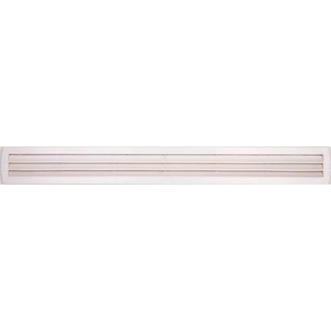 Griglia di ventilazione in abs naturale, L.6 x l.51,7 cm Centrale Brico