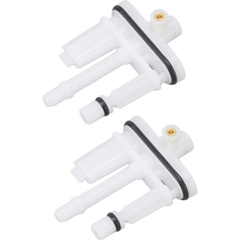 Kit de 2 gicleurs principaux de carburateur en plastique, portable, installation simple, accessoires de tondeuse (1/5)