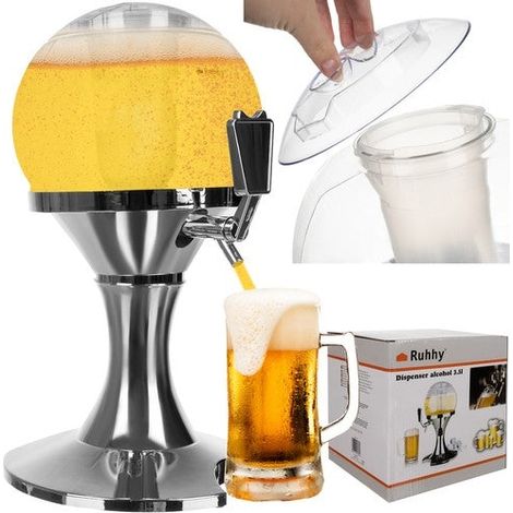 Dispensadorvertedor de cerveza 35l ruhhy 22799