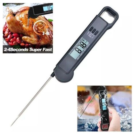 Termometro Da Cucina Digitale Con Sonda Alimenti Bevande -50° A 300° C Tp-660 - (1/4)
