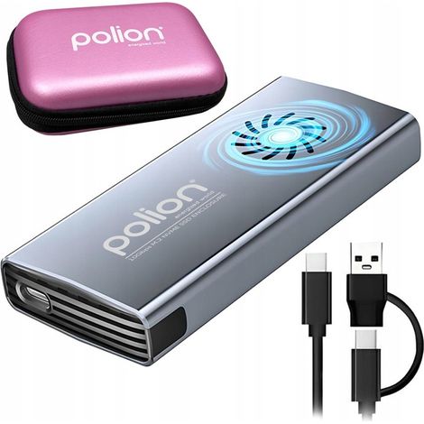Boîtier SSD M.2 NVMe avec ventilateur et port USB-C 3.2, jusqu'à 4 To (1/5)