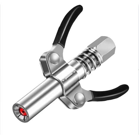 Raccord Pistolet À Graisse - Embout G Coupler À Double Poignée - Pour Pompe À Graisse Avec Raccord NPT 1/8 Pouces - Verrouillage Automatique - 1 Pièce (1/5)