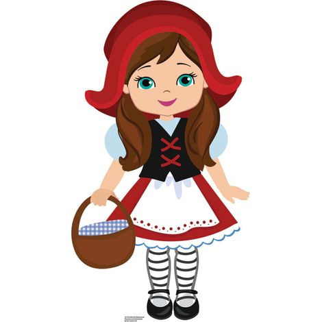 Figurine en carton Le petit chaperon rouge des contes de fées Hauteur 91 cm (1/5)