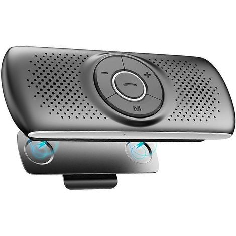 Bluetooth 5.3 Autolautsprecher, Freisprechfunktion, Musikwiedergabe, kompatibel mit Siri und Google Assistant, TF-Kartensteckplatz, automatische Einschaltung, Sonnenblendenhalterung (1/5)
