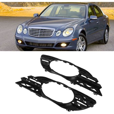 Grilles de pare-chocs avec feux antibrouillard vendues par paire pour Mercedes-Benz W211 E350 (1/5)