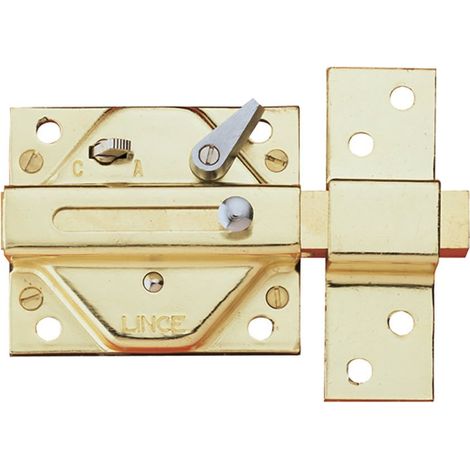 LINCE 2940 Hasp/Riegel, vermessingtes Eisen-Finish, 92940HL