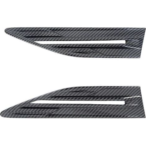 2 Grille d'aération latérale, Fibre de carbone, Plastique ABS, Peinture cuite au four, Pour DN8 2024 (1/5)