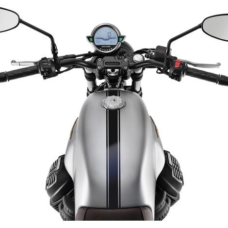 Bande adhésive pour carrosserie de moto, carénage de réservoir, vinyle, style course sportive, autocollant à faire soi-même pour réservoir et capot de moto, noir (1/5)