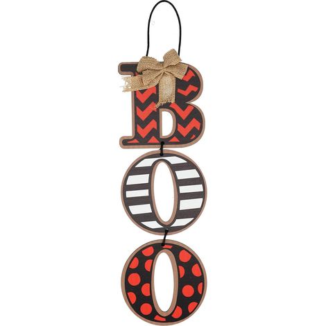 Décor de Signe de Panneau Suspendu de Lettre en Bois, décor de Plaque Murale Suspendue en Bois pour Les armoires de Cuisine à la Maison Halloween décor de Noël (1/5)