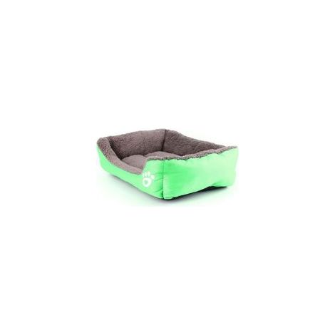 Coussin panier maison hiver chaud pour chien et chat, vert – (1/5)