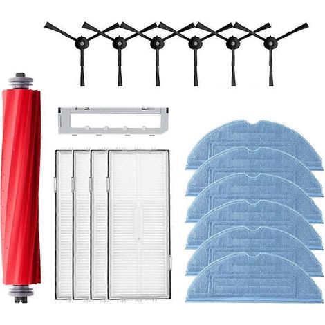 Filtre pour aspirateur brosse pour aspirateur Filtre de brosse pour aspirateur filtre de Roborock S7 S70 S7Max T7S Plus Main Brosse HEPA Filtre Serpillière pièce détachée Aspirateur Accessoires (1/5)