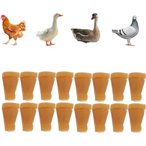 20 Stück Rupffinger für Geflügel – 4 cm lange, hitzebeständige Zubehörteile für Rupfmaschinen für Hühner, Enten und Gänse