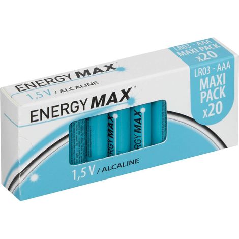 Confezione da 20 batterie lr03 - 5five