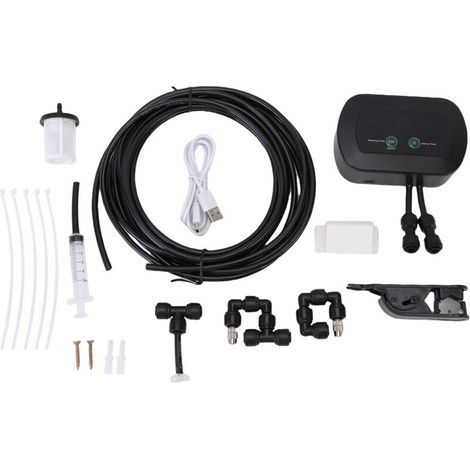 Réservoir de reptiles brumisateur automatique Terrarium monsieur humidificateur avec minuterie programmable capteur d'hygromètre de température pour amphibiens Paludarium. (1/5)