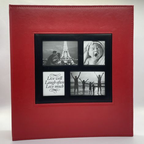 Album photo - 500 photos 10x15 cm - Livre photo rouge