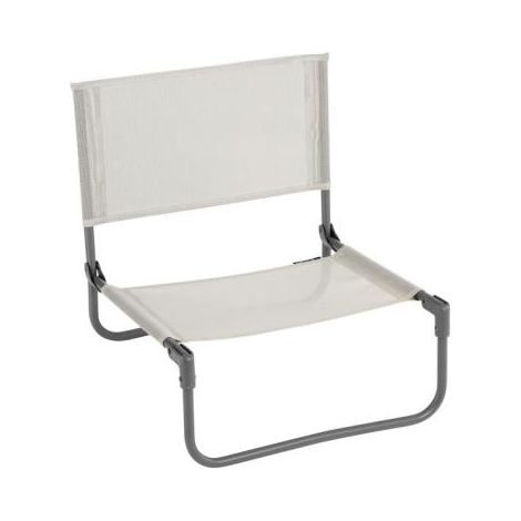 Lafuma Sedia Bassa Pieghevole Beige Confortevole