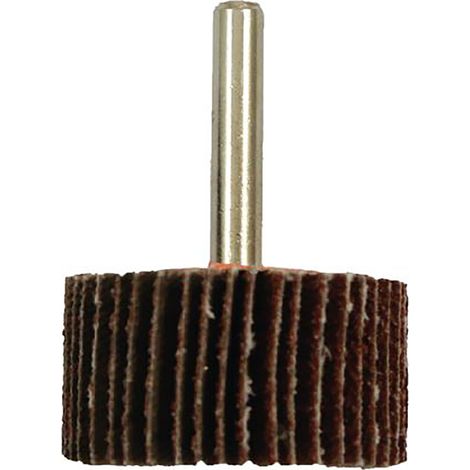 Meule abrasive, Dia. 40mm RS PRO, grain P120, Oxyde d'aluminium ( Prix pour 1 )