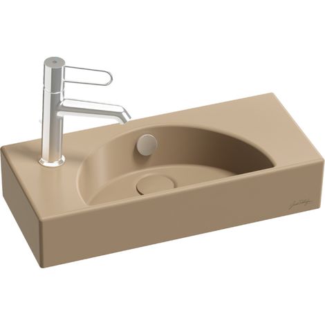 Lave-mains compact 50 cm JACOB DELAFON Odéon Rive Gauche avec trou de robinetterie
