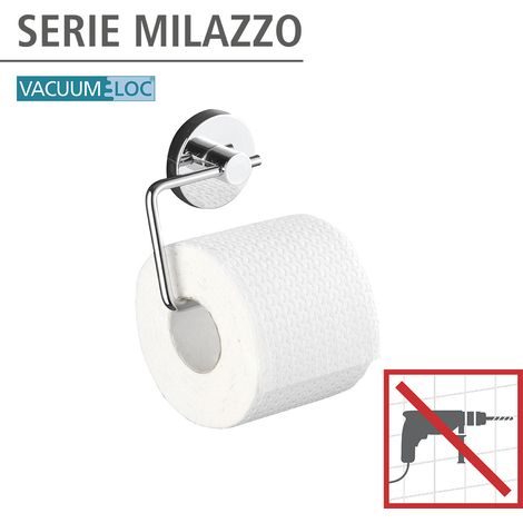 WENKO Vacuum-Loc® Toilettenpapierhalter Milazzo & Haken, 3-tlg. (1/5)