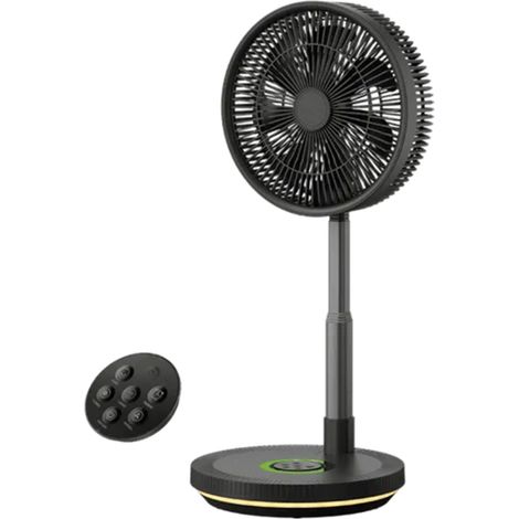 Ventilador plegable inteligente Oraimo, 8 velocidades, portátil.