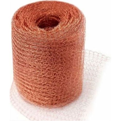 (9 metros) Malla de alta calidad a prueba de roedores, 100% cobre, repelente de babosas, caracoles, ratones, ratas, pájaros y nematodos, Ferramol, red de cobre tejida para uso en interiores y jardines (1/5)