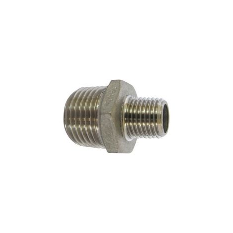 NIPPLE RIDOTTO MM ACCIAIO INOX- 1/2 x 3/8- IKARO- pezzi 1