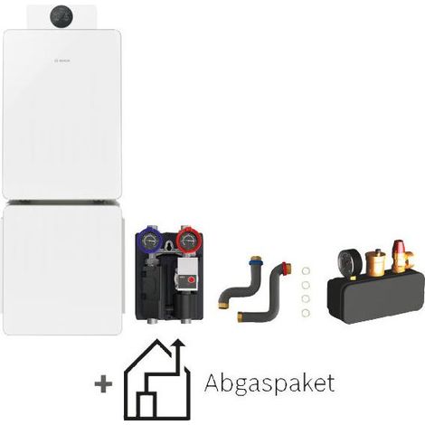 BOSCH Gas-Brennwert-Pluspaket Bopa GCFS847, Condens 8800i F 30, WH 135-3 P, HSM25/6 MM, C93x