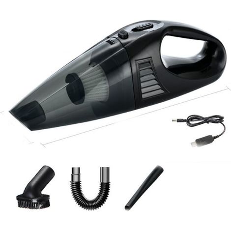 LYERCW - Aspirateur à Main sans Fil, Aspirateur De Voiture Portable Puissant, Mini Aspirateur à Main, Rechargeable Aspirateurs, Accessoires Kit Nettoyage De Voiture Kit Essentiel pour Homme Femme (1/5)