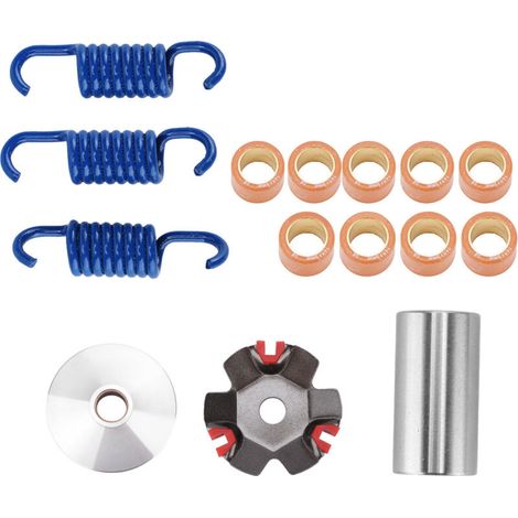 Kit variatore da corsa da 15 pezzi per scooter, ciclomotori e ATV cinesi, kit variatore ad alte prestazioni per motori a 4 tempi GY6 50cc 80cc 100cc 139QMB 139QMA con frizione.