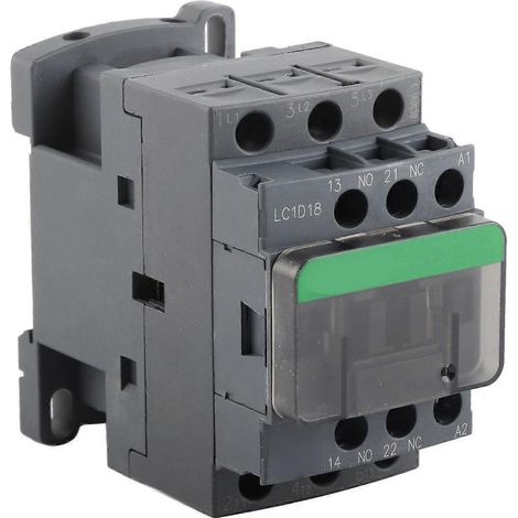 Contacteur LC1D18, tension nominale 380 V, contacteur industriel basse tension, 18 A, bobine 48 V CA (1/4)