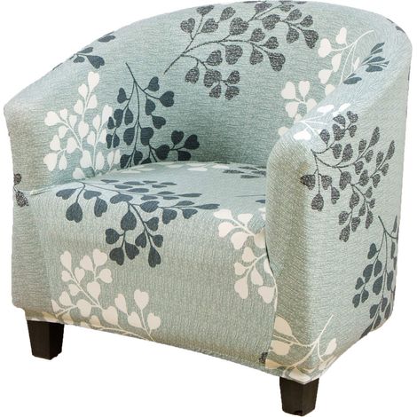 Housse de fauteuil club extensible, amovible et lavable, protection pour fauteuil et canapé de salon (1/5)