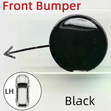 Abschlepphaken-Stoßstangenabdeckung für Honda Fit Jazz (2009–2011), Kunststoff-Schutzteil, Schwarz, Montagesatz, Autozubehör für den Außenbereich (1/5)