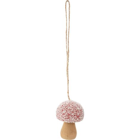 Weihnachtsthema Flocked Mushroom - Runde