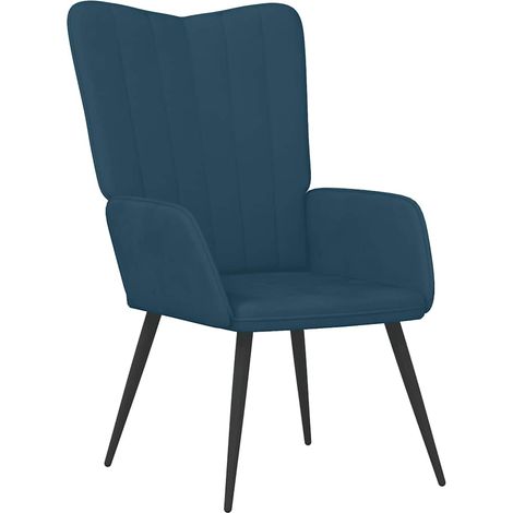 Maison Exclusive - Relaxsessel Blau Samt