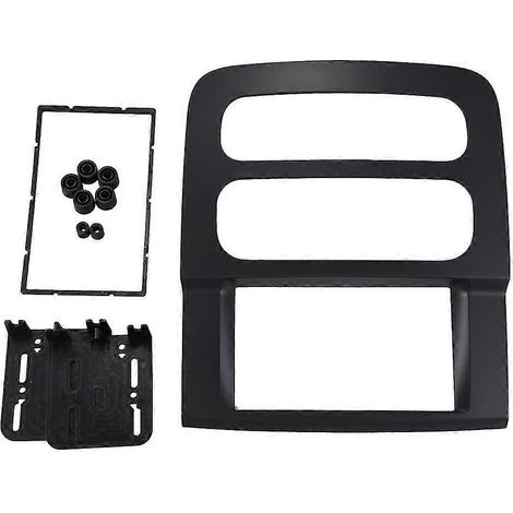 Façade d'autoradio 2 DIN pour Ram 1500, 2500 et 3500 : kit de montage sur tableau de bord et cadre. (1/5)