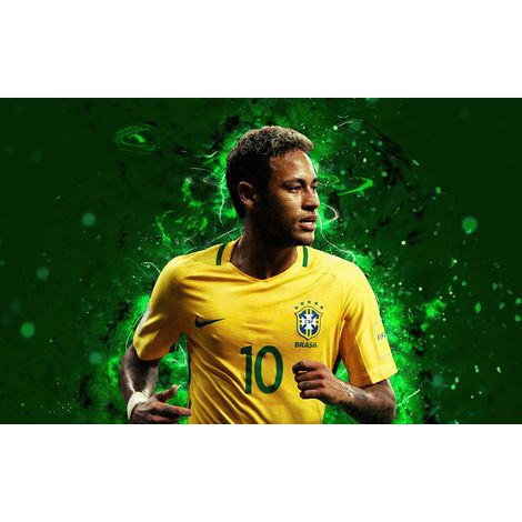 Papier peint panoramique Football - Joueur de Foot - 408 cm x 255 cm (1/2)