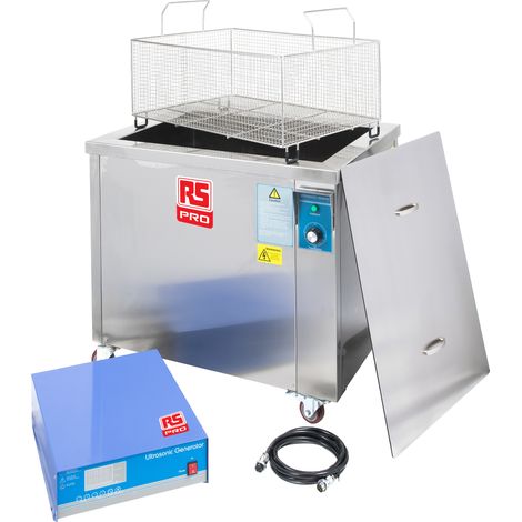 Cuve de nettoyage ultrasons RS PRO, 145L, 2160W, 6000W, avec couvercle ( Prix pour 1 ) (1/4)