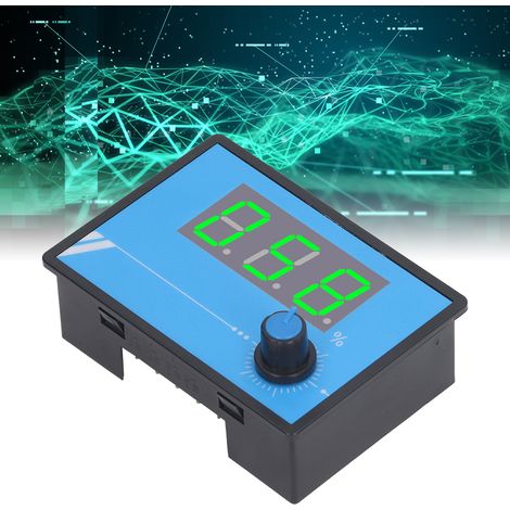 Contrôleur de vitesse pour moteur CC haute puissance BMQ08 avec affichage numérique, modulation de largeur d'impulsion (PWM), démarrage et arrêt progressifs, 12 V à 80 V CC. (1/5)