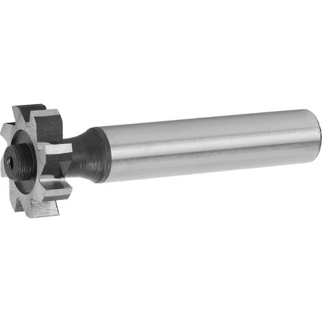 Fraise à rainure Woodruff HSS à queue droite 5x19x10mm pour fraisage en T - Outil de coupe professionnel pour clés (1/5)