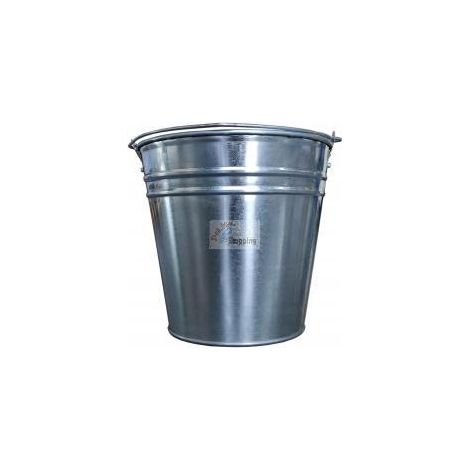 Secchio zincato per giardinaggio e lavori edili da 12 litri, modello Bradas 3453 (1/3)