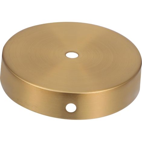 Round Metal Table Lamp Base 4.57X0.98 Inch Stable Holder for Bedside Lamp Reading Light and Interior Decoration for Living Room and Bedroom (1/5)