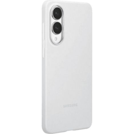 Ultra-thin silicone case in light gray for Samsung Galaxy S25 Edge