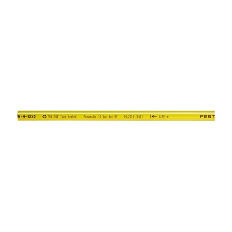 Festo PUN-H-6X1-TGE tubo aire comprimido translúcido amarillo 50m