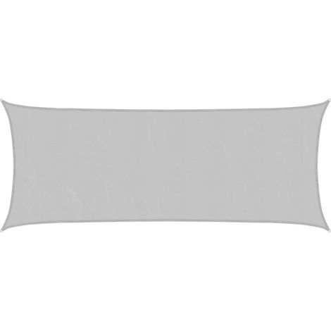 Voile d'ombrage  Voile de parasol gris clair 4,5x2 m 100% polyester oxford