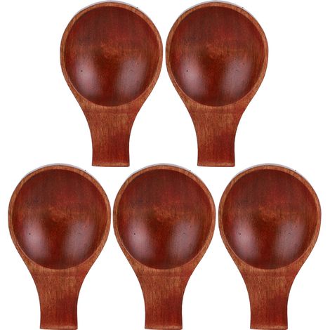 5 Pièces Assiette à Sauce Japonaise en Bois, Plat à Épices, Ustensile de Cuisine, Décoration de Table (1/5)