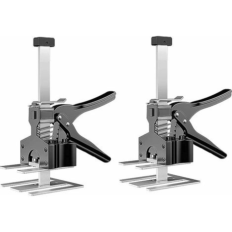 Furniture Jack - Panel Door Lifting Tools Labor Saving Lift Furniture Jack Tool Drywaller 170kg Capacity (Black-2PCS)