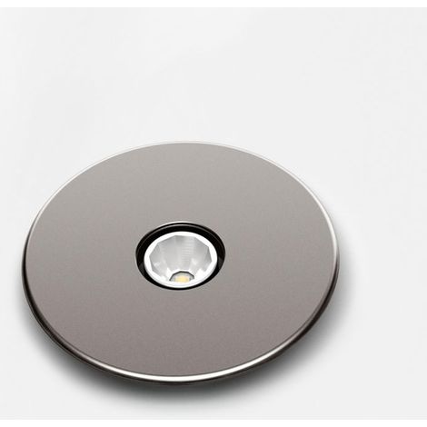 Spot powerlite plus - Angle d'éclairage : 90° - Connexion : Mini prise M1 - Couleur de la lumière : Blanc neutre - Décor : Chromé - Diamètre : 70 mm - Encastrement : Ø 56 x 10 mm  - HALEMEIER (1/5)