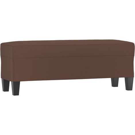 Panca/soggiorno/mobile 100 x 35 x 41 cm materiale sintetico marrone 020010621